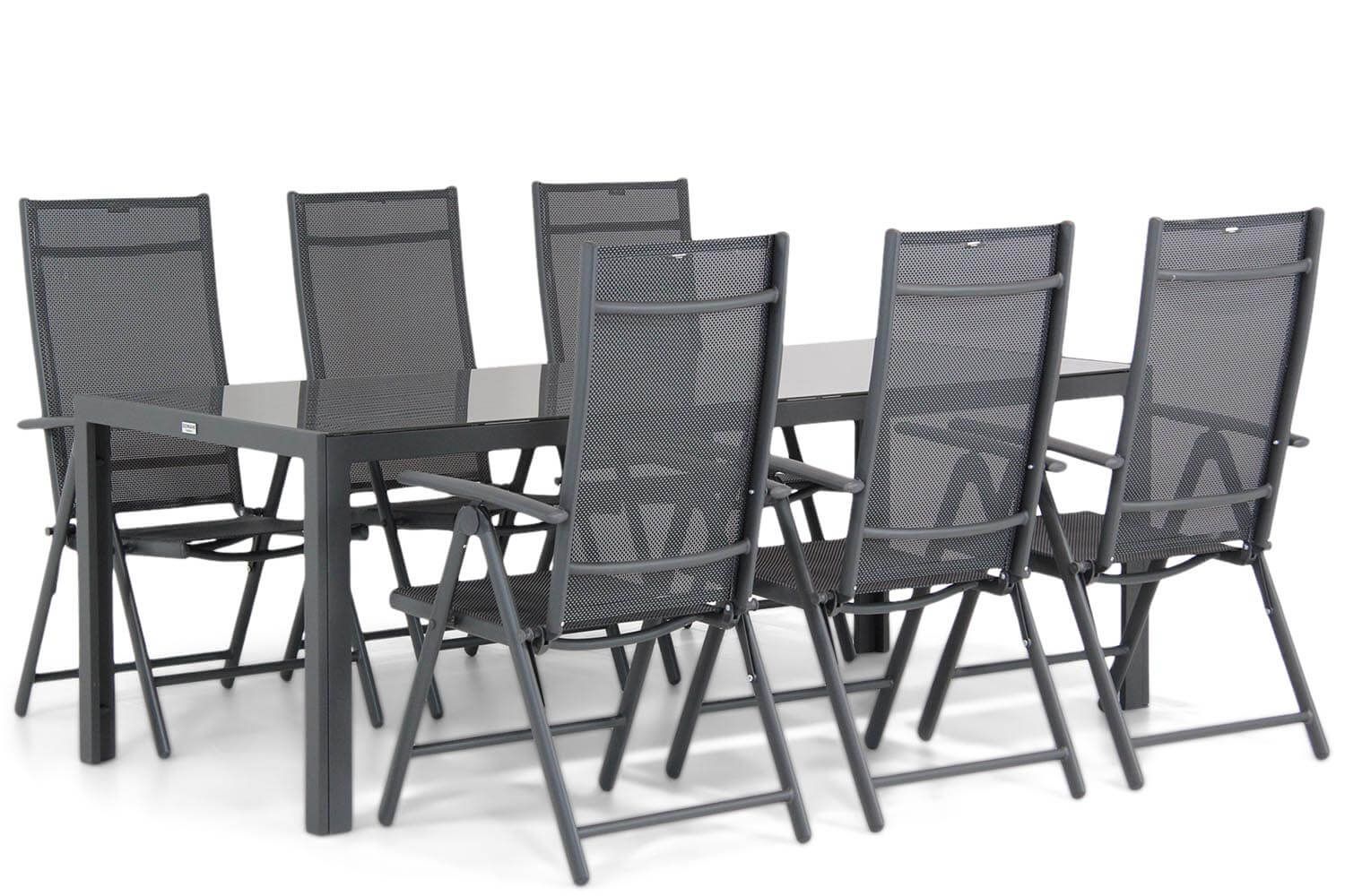 Domani Sortino/Mondello 210 cm dining tuinset 7-delig thumbnail