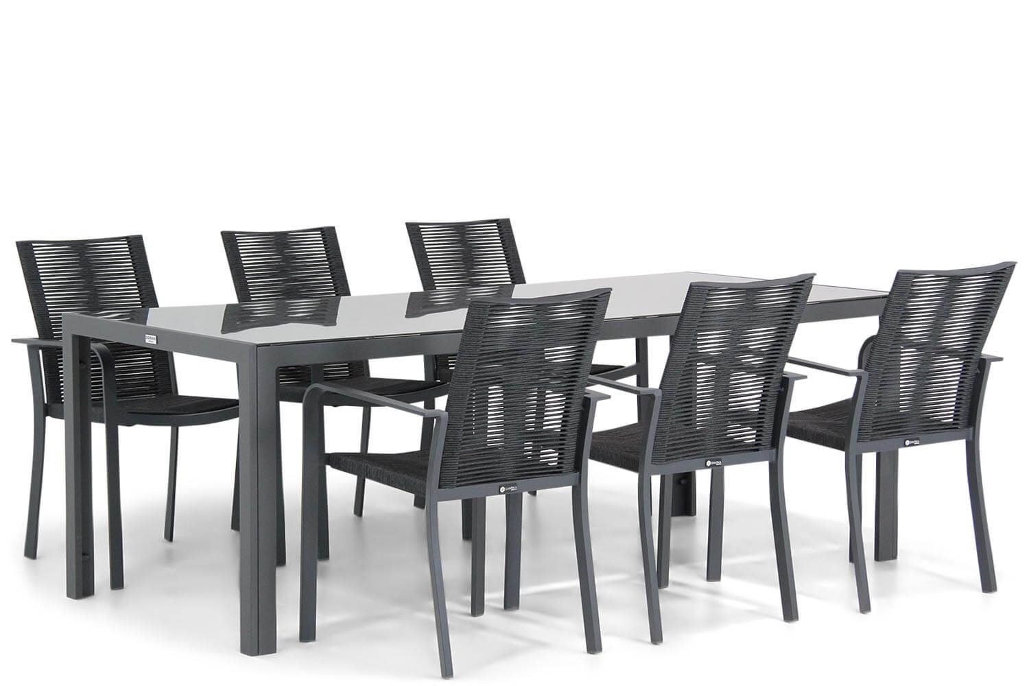 Santika Annisa/Mondello 210 cm dining tuinset 7-delig thumbnail
