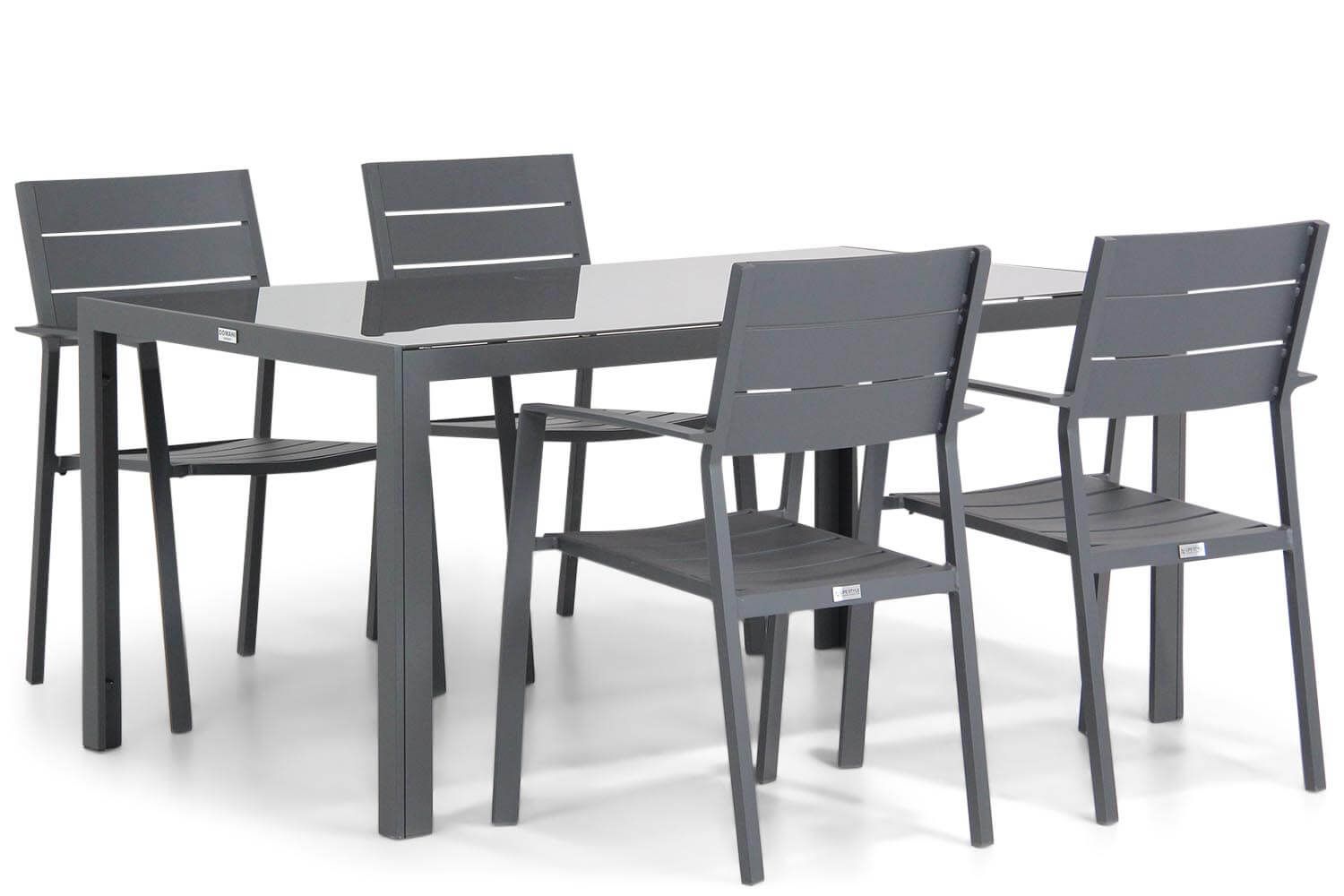 Lifestyle Stella/Mondello 160 cm dining tuinset 5-delig thumbnail