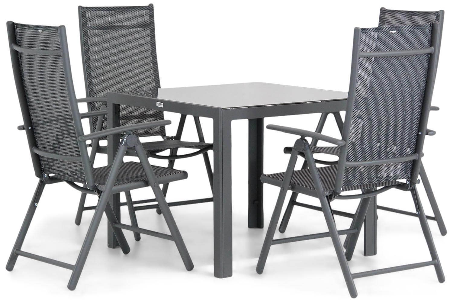 Domani Sortino/Mondello 90 cm dining tuinset 5-delig thumbnail