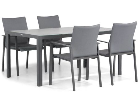 Lifestyle Rome/Varano 160 cm dining tuinset 5-delig