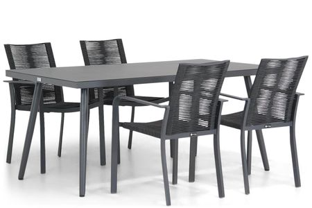 Santika Annisa/Valencia 170 cm dining tuinset 5-delig