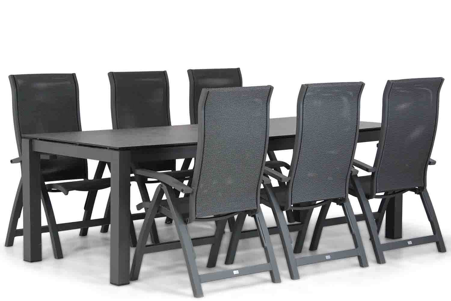 Presto Tarenta/Yukon 240 cm dining tuinset 7-delig thumbnail