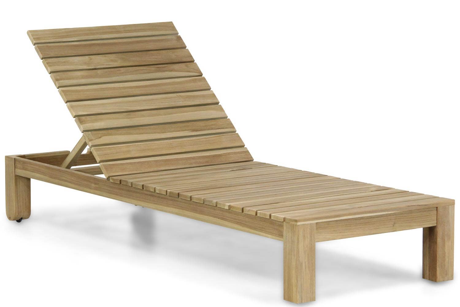 Santika Arlington lounger met antraciet kussen