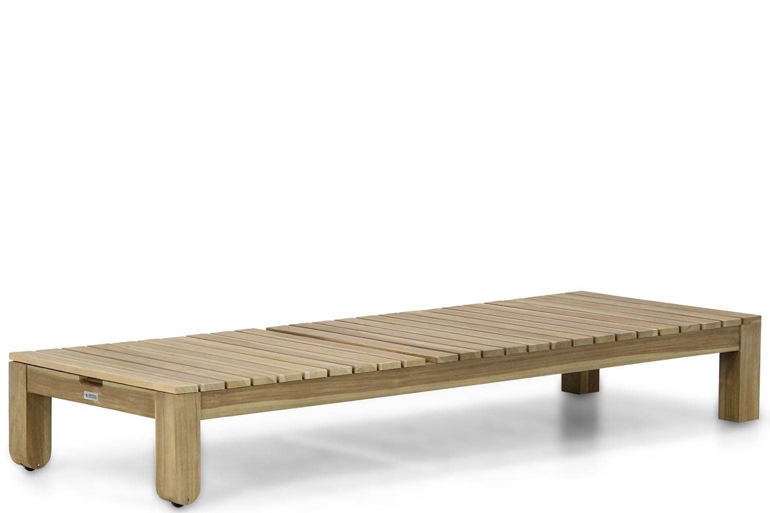Santika Arlington lounger met antraciet kussen