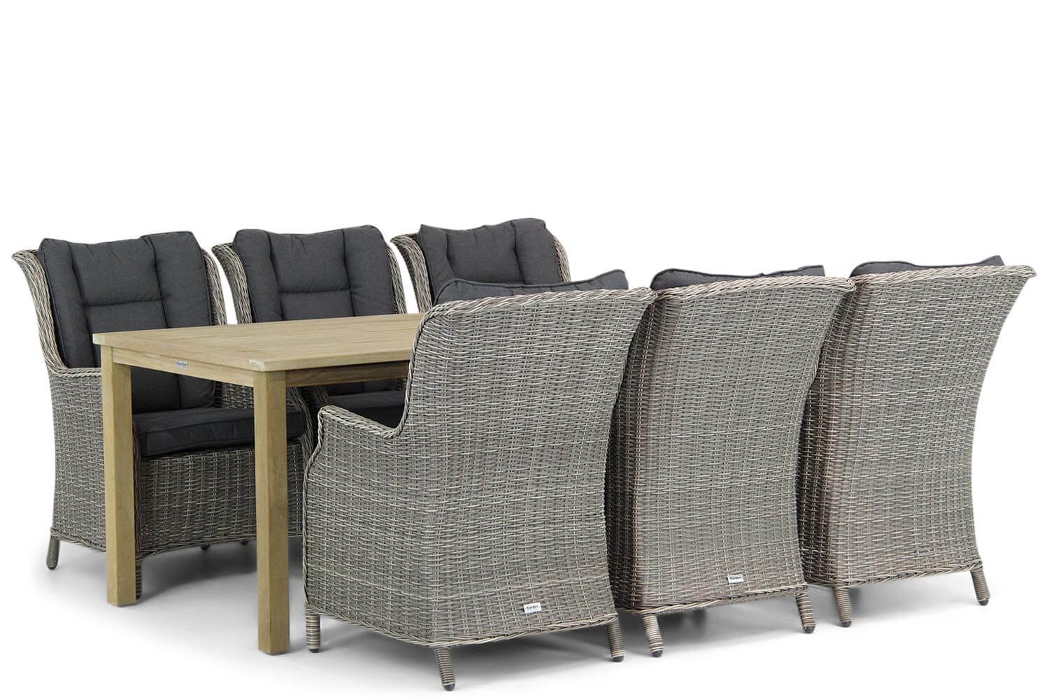 Garden Collections Aberdeen/Weston 210 cm dining tuinset 7-delig thumbnail