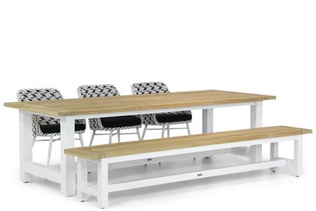 Lifestyle Crossway/Los Angeles 260 cm dining tuinset 5-delig
