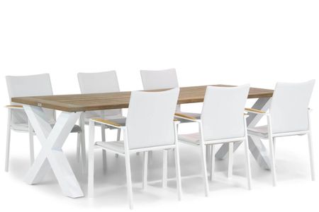 Lifestyle Brandon/Cardiff 240 cm dining tuinset 7-delig
