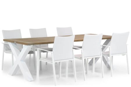 Lifestyle Rome/Cardiff 240 cm dining tuinset 7-delig