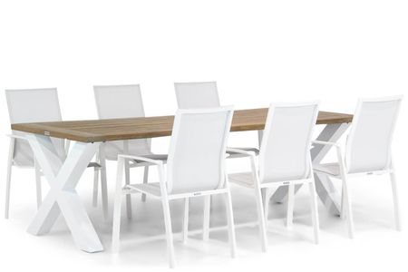 Lifestyle Ultimate/Cardiff 240 cm dining tuinset 7-delig