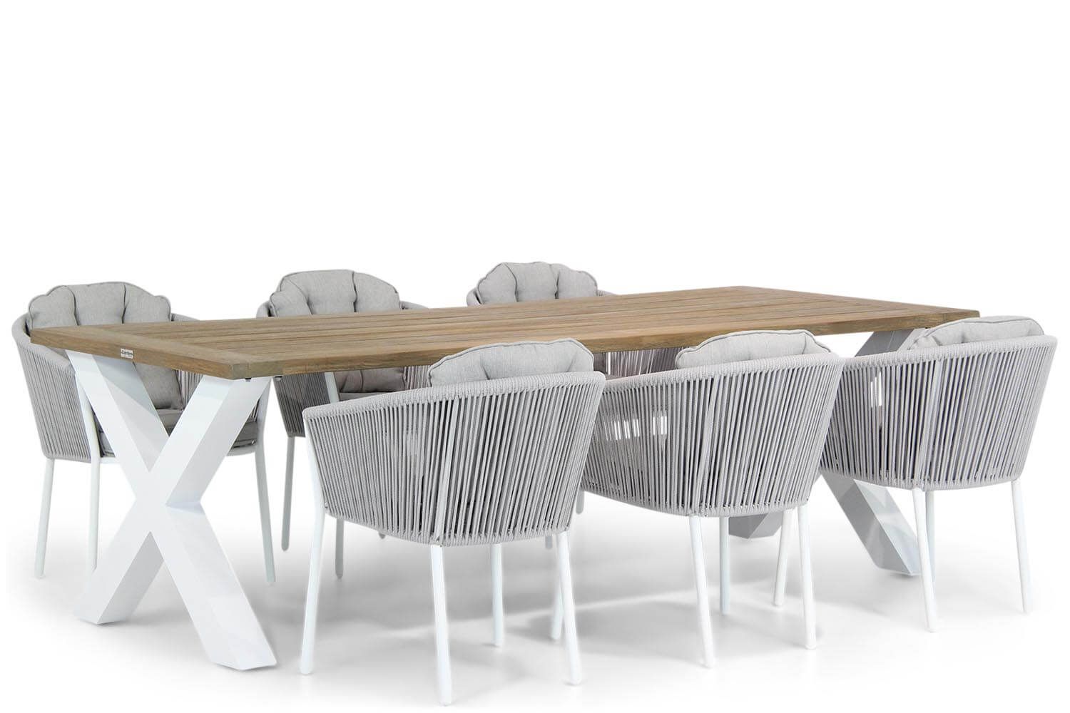 Santika Novita/Cardiff 240 cm dining tuinset 7-delig