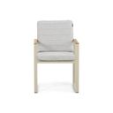 Dining tuinstoel met loft aluminium frame - Vooraanzicht thumbnail