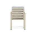Dining tuinstoel met loft aluminium frame - Achteraanzicht thumbnail