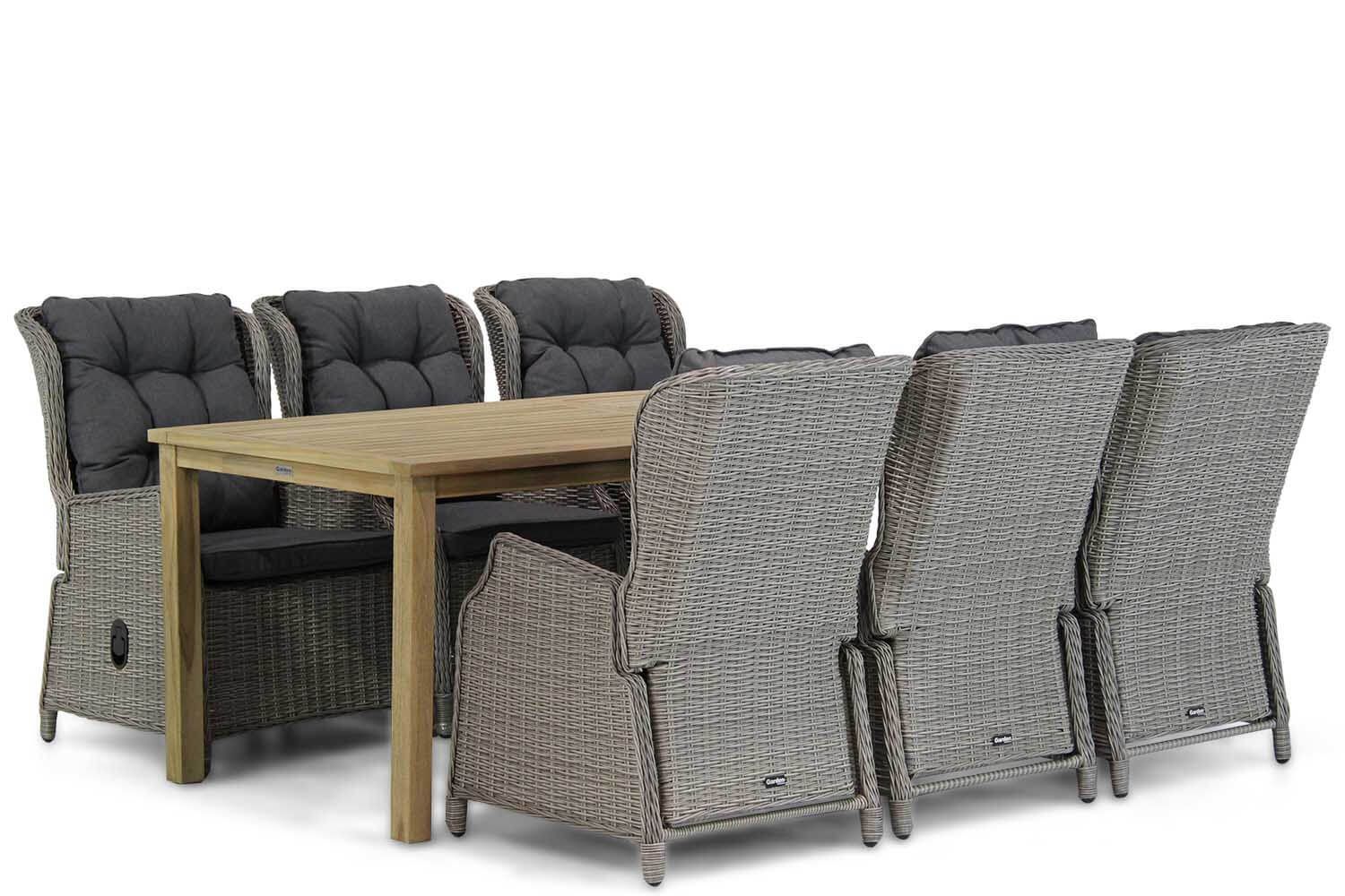 Garden Collections Edingburgh/Weston 210 cm dining tuinset 7-delig thumbnail