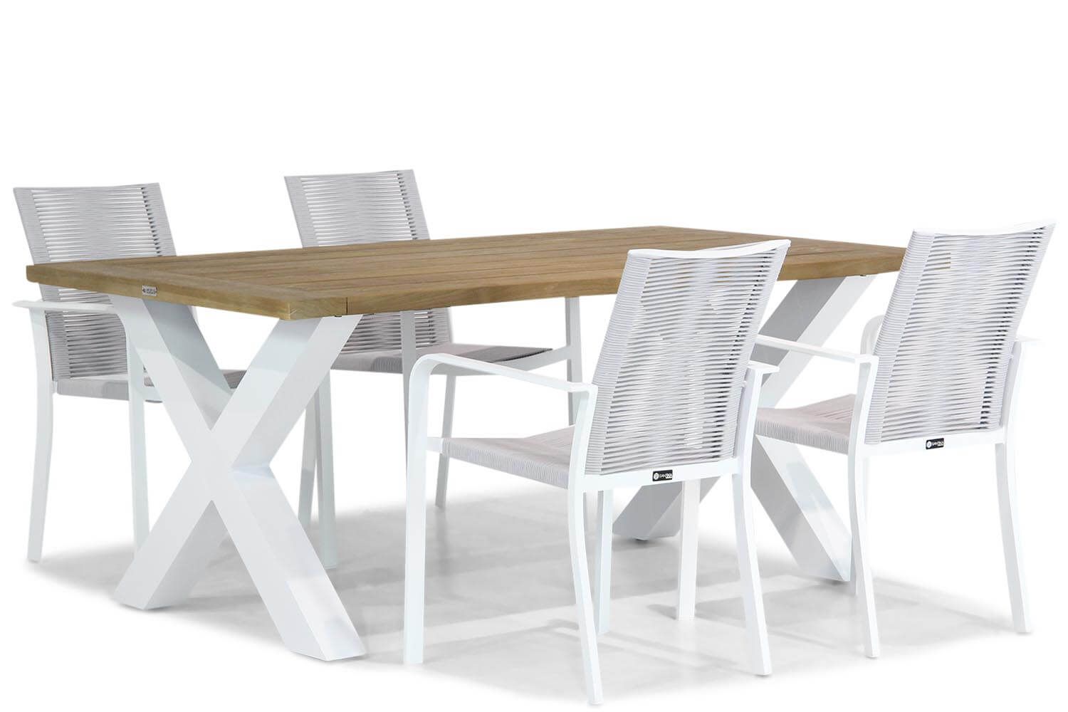 Santika Annisa/Cardiff 180 cm dining tuinset 5-delig thumbnail