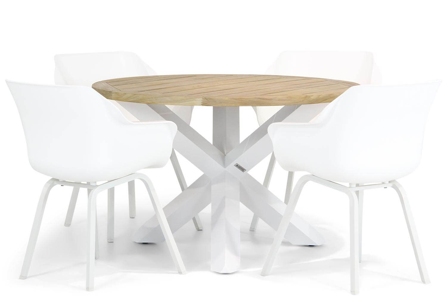 Hartman Sophie element/Wellington 120 cm rond dining tuinset 5-delig thumbnail