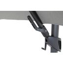 Santika Belize Deluxe parasol 300 cm x 300 cm antraciet frame/ mid grey (excl.voet) thumbnail
