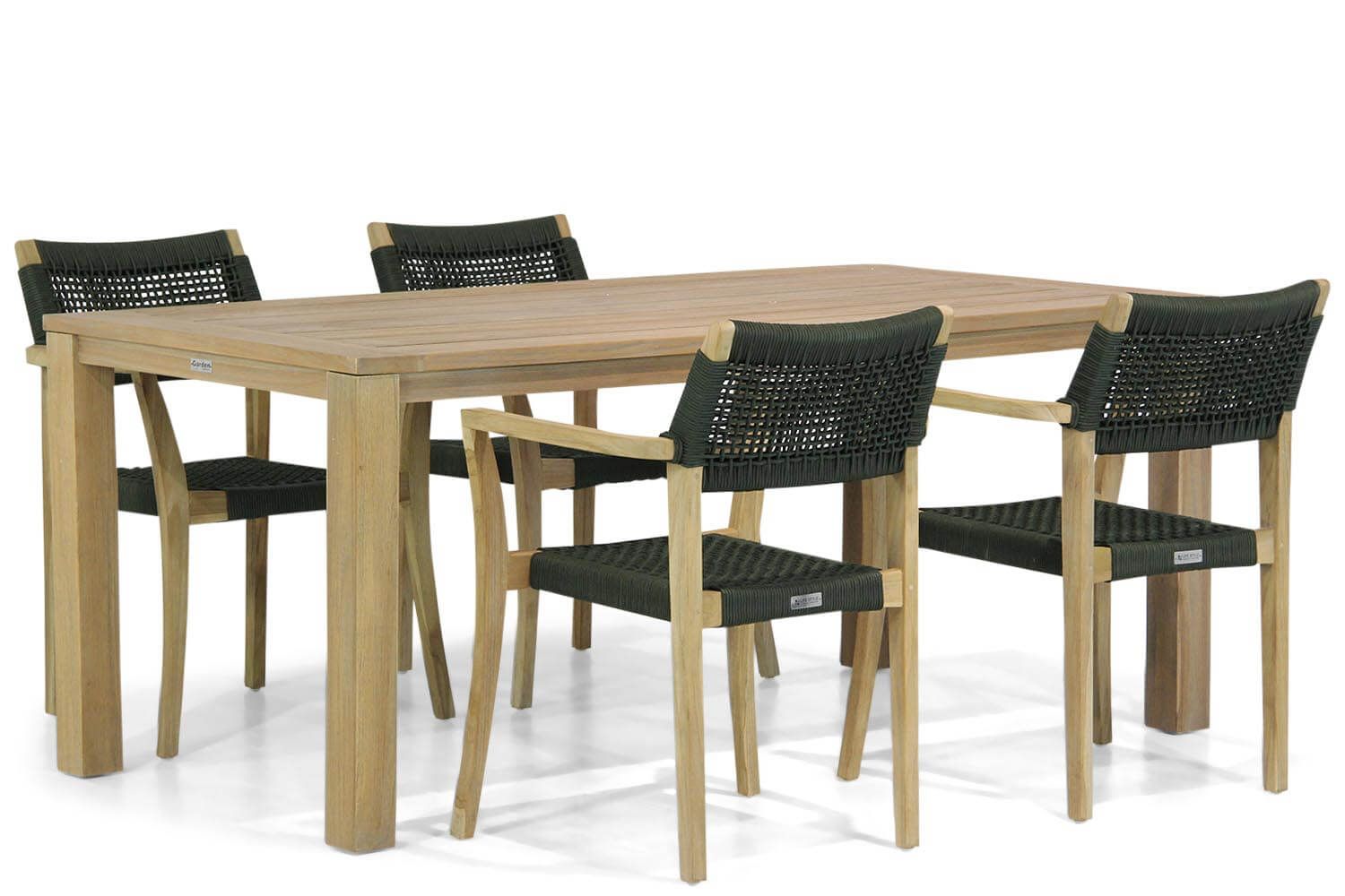 Lifestyle Dallas/Brighton 200 cm dining tuinset 5-delig thumbnail