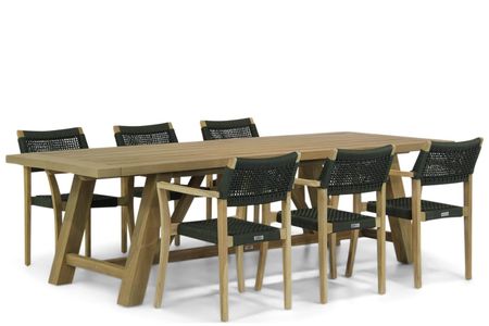 Lifestyle Dallas/Lazio 260 cm dining tuinset 7-delig