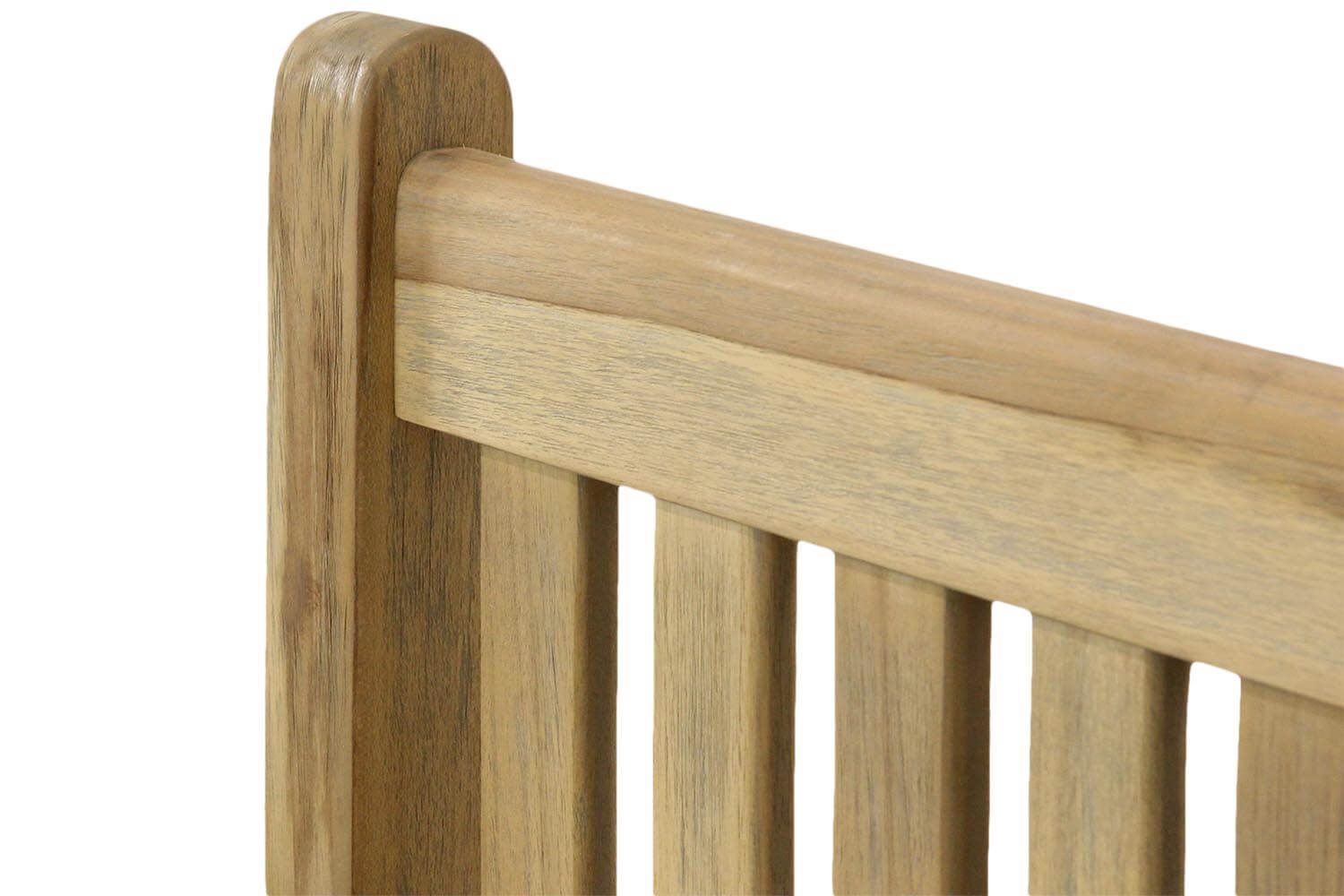 Garden Collections Preston tuinbank teak 180 cm incl. orange kussen