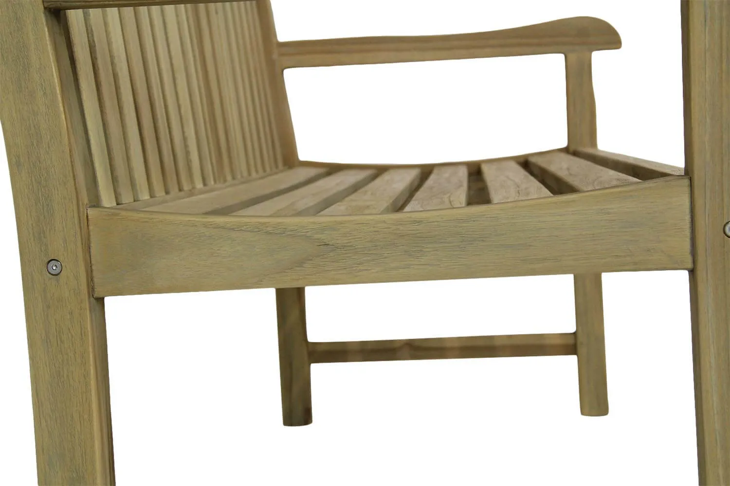 Garden Collections Preston tuinbank teak 120 cm incl. kussen forest green thumbnail