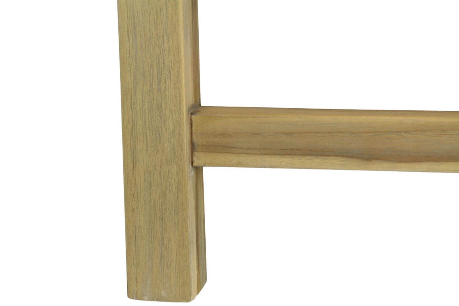 Garden Collections Preston tuinbank teak 180 cm incl. orange kussen