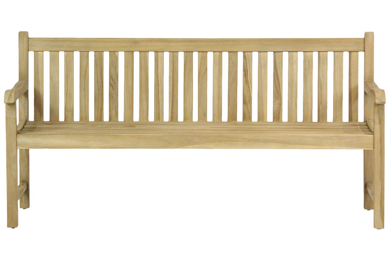 Garden Collections Preston tuinbank teak 180 cm incl. orange kussen