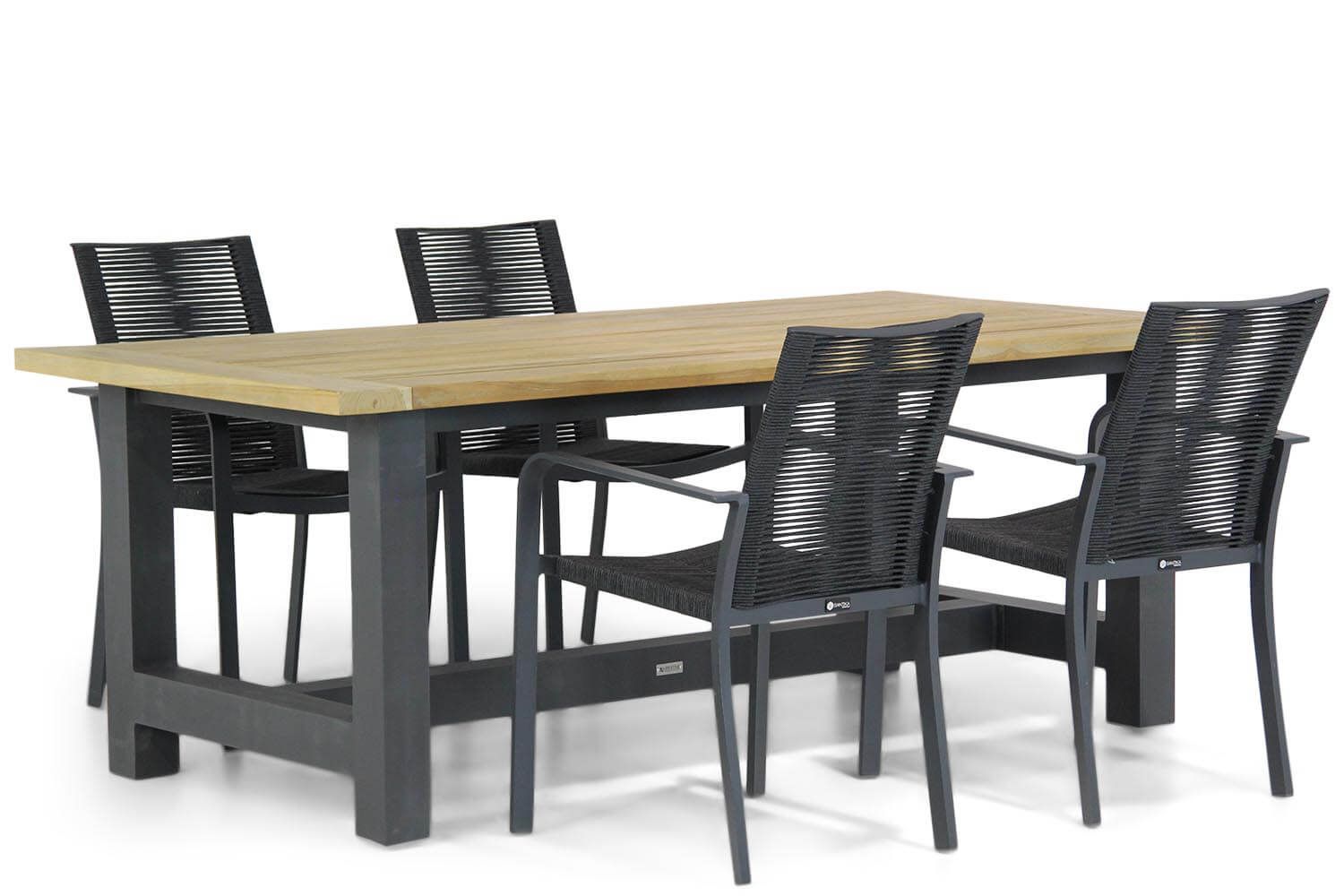 Santika Annisa/San Francisco 200 cm dining tuinset 5-delig thumbnail