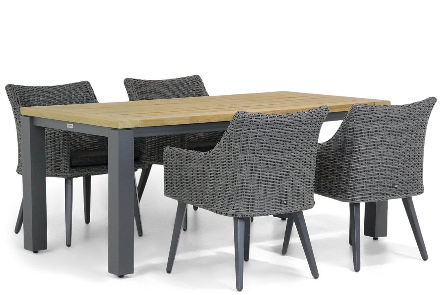 Garden Collections Milton/Veneto 180 cm dining tuinset 5-delig thumbnail