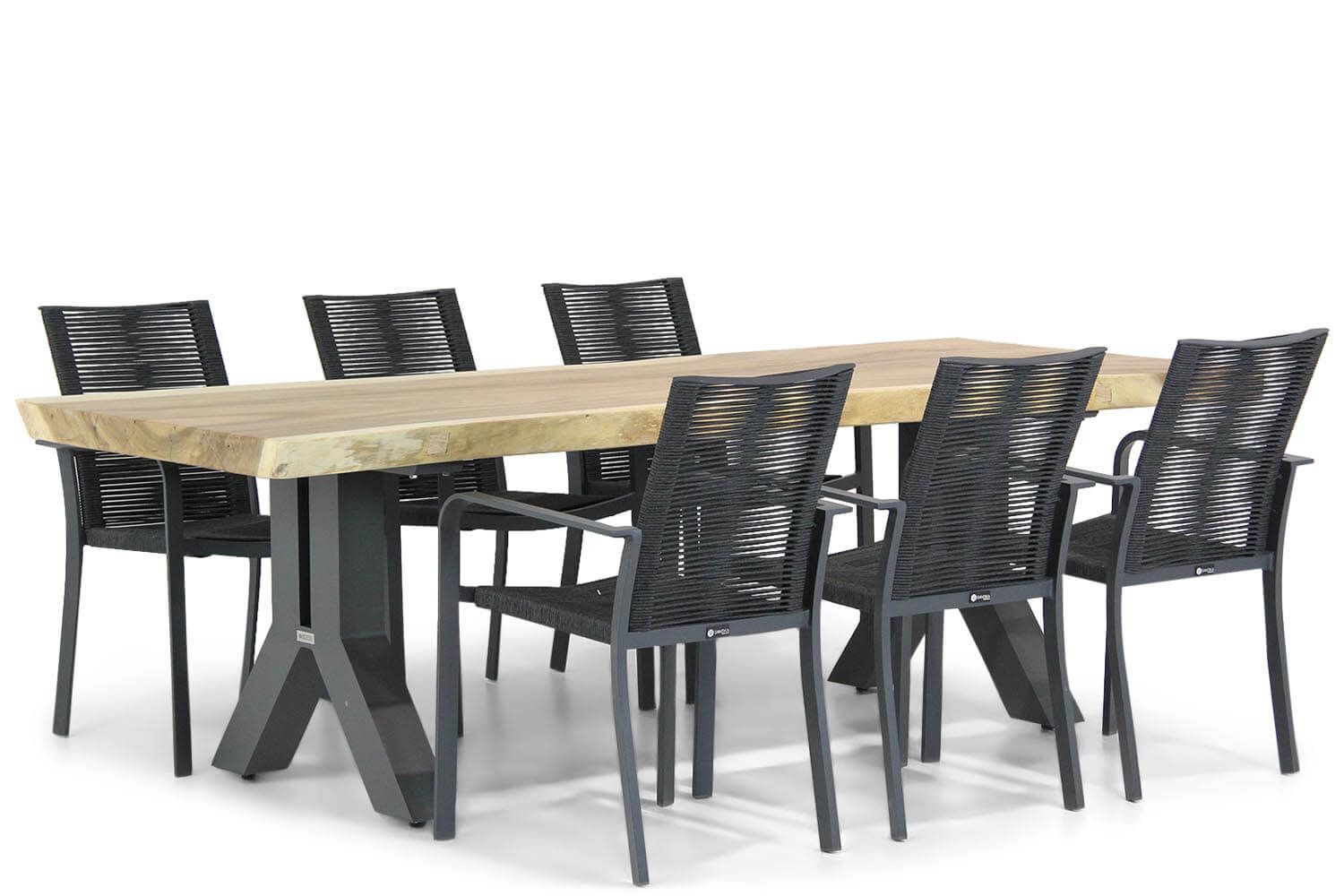Santika Annisa/Woodside 240 cm dining tuinset 7-delig thumbnail