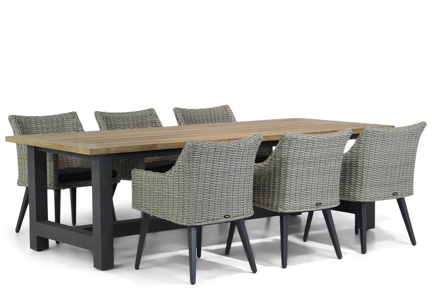 Garden Collections Milton/San Francisco 260 cm dining tuinset 7-delig thumbnail