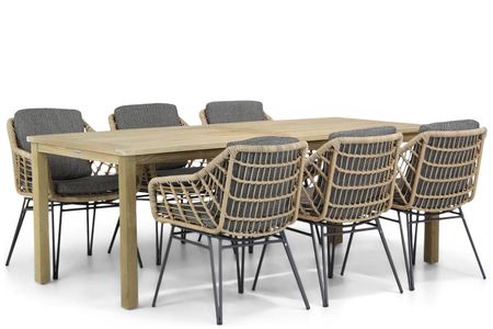 4 Seasons Outdoor Cottage/Weston 210 cm dining tuinset 7-delig