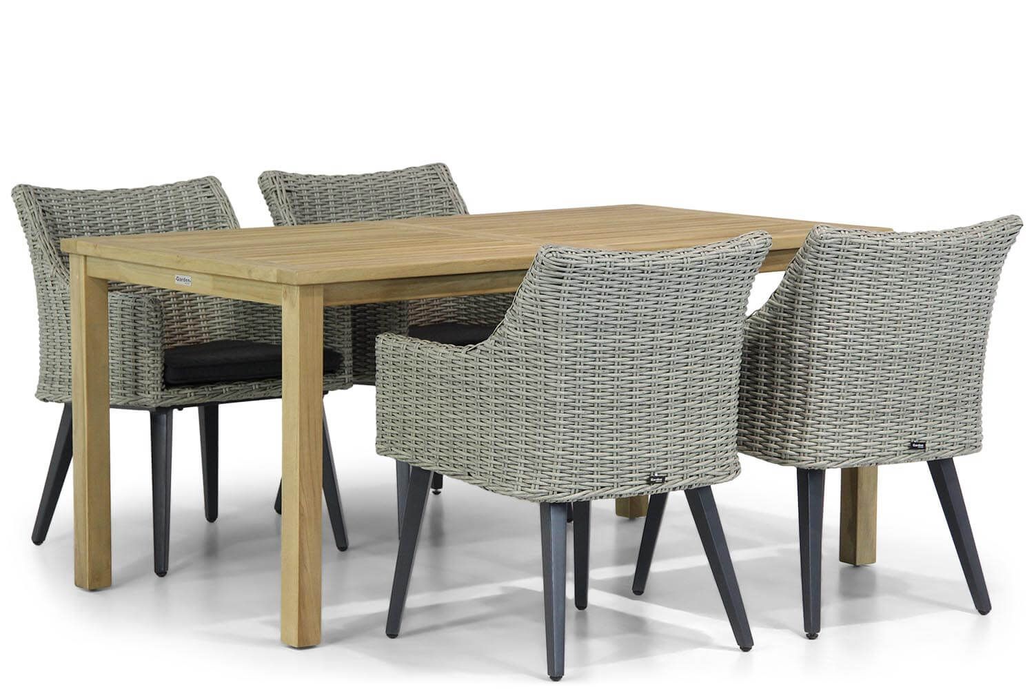 Garden Collections Milton/Weston 160 cm dining tuinset 5-delig thumbnail