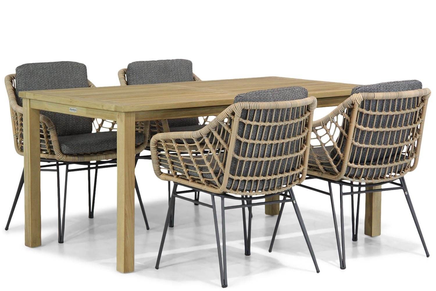 4 Seasons Outdoor Cottage/Weston 160 cm dining tuinset 5-delig thumbnail