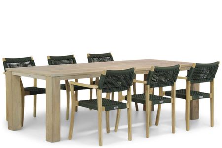 Lifestyle Dallas/Brighton 240 cm dining tuinset 7-delig
