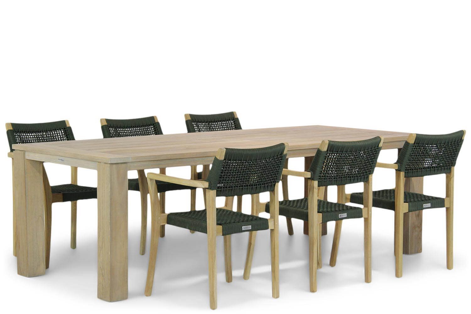 Lifestyle Dallas/Brighton 240 cm dining tuinset 7-delig thumbnail