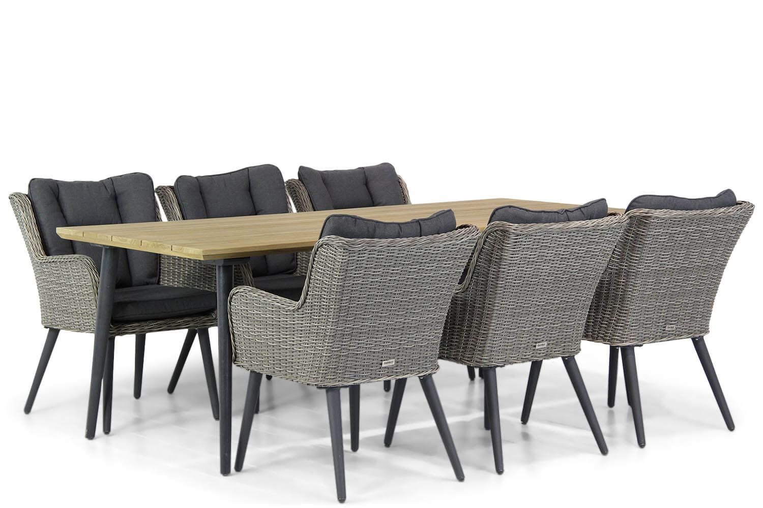 Garden Collections Boston/Montana 240 cm dining tuinset 7-delig thumbnail