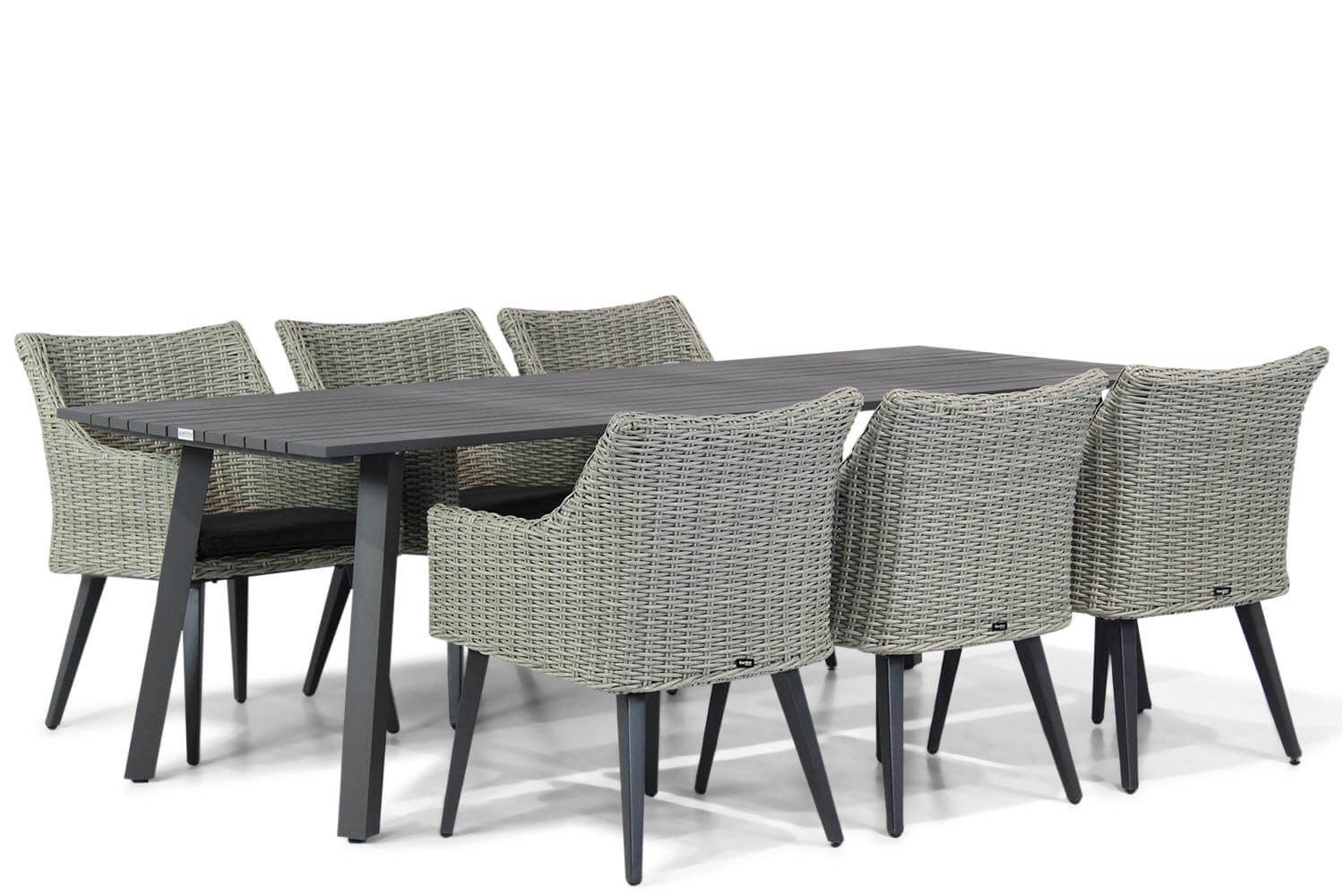 Garden Collections Milton/Villagio 230 cm dining tuinset 7-delig thumbnail