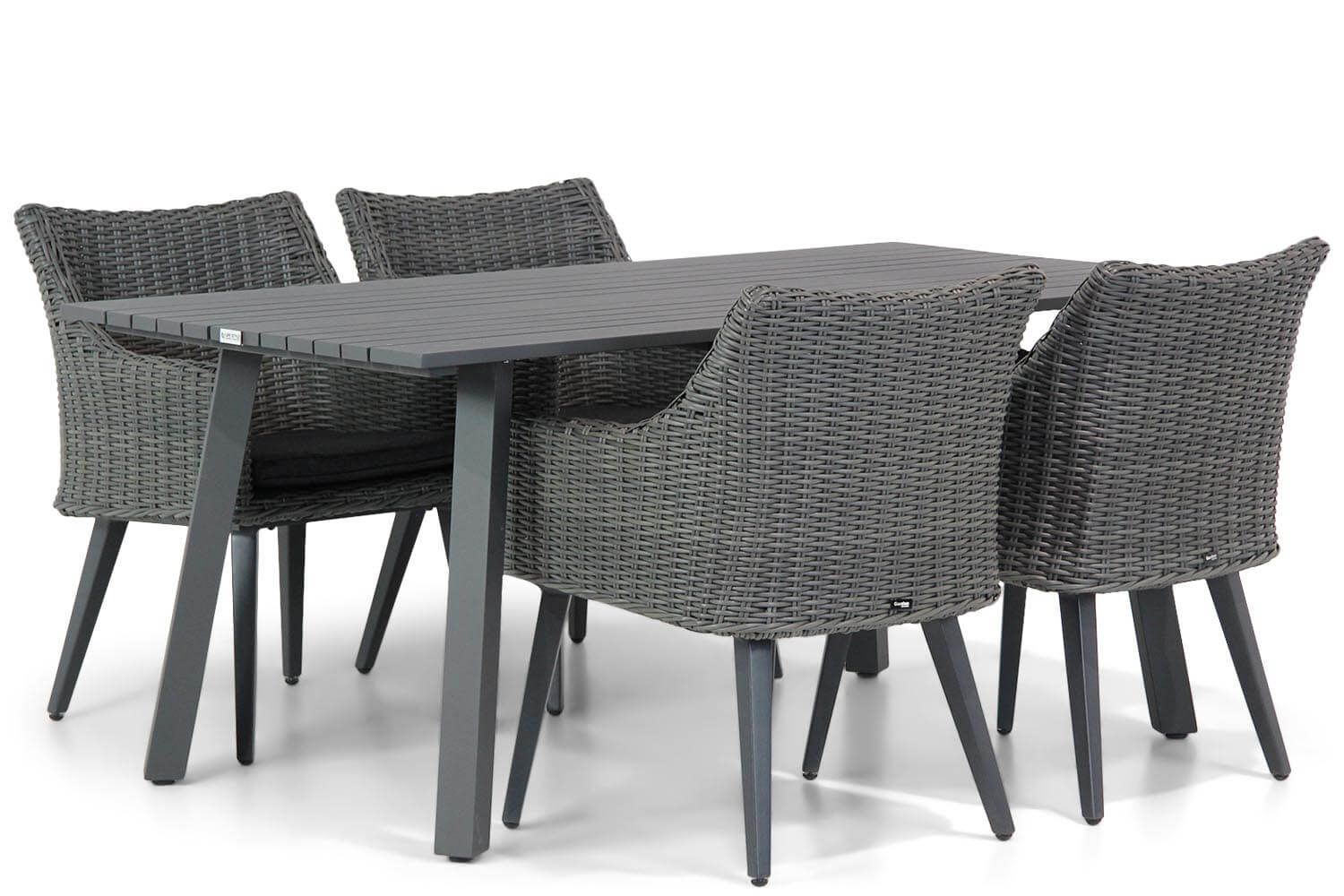 Garden Collections Milton/Villagio 170 cm dining tuinset 5-delig thumbnail