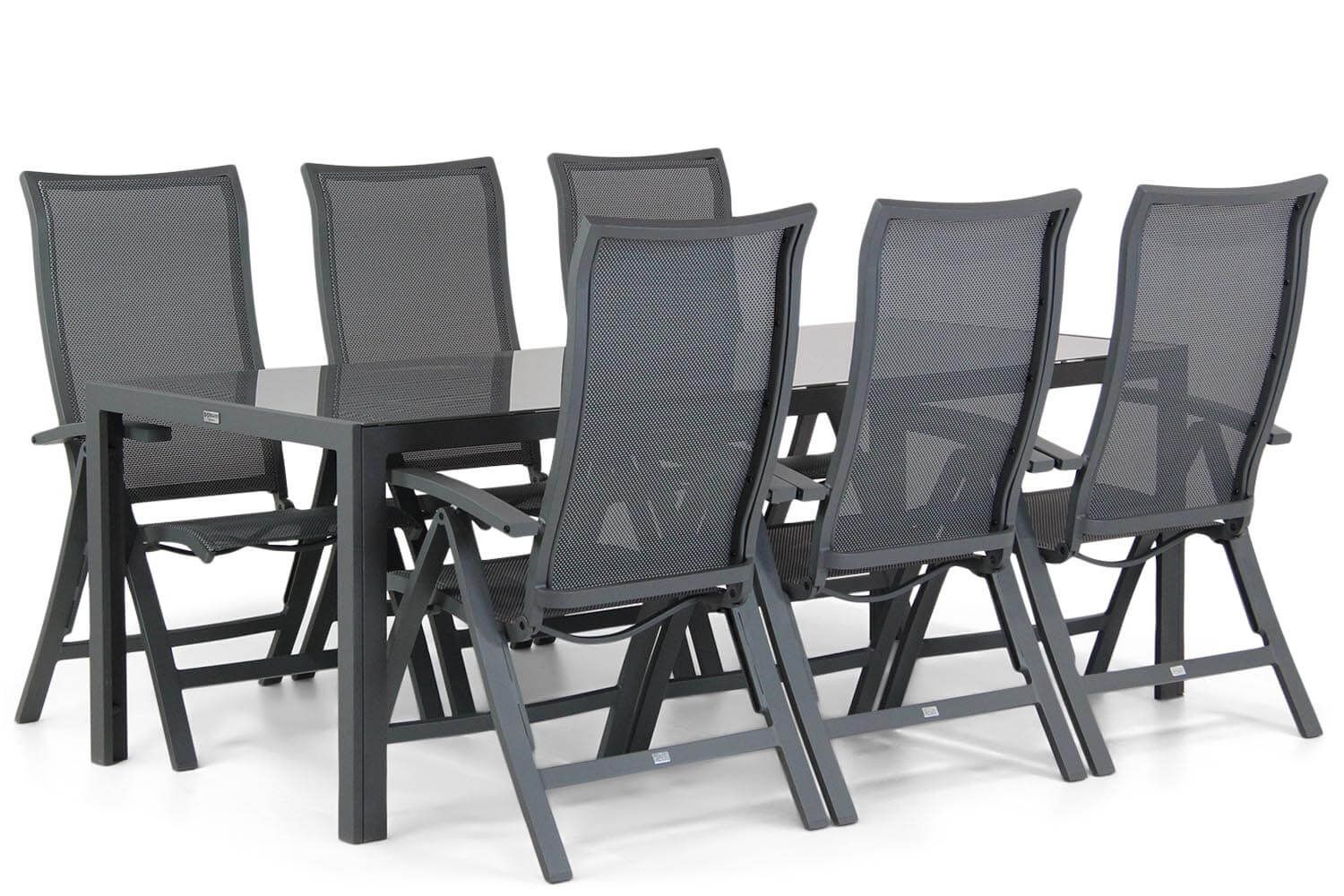 Presto Lucardo/Mondello 210 cm dining tuinset 7-delig thumbnail