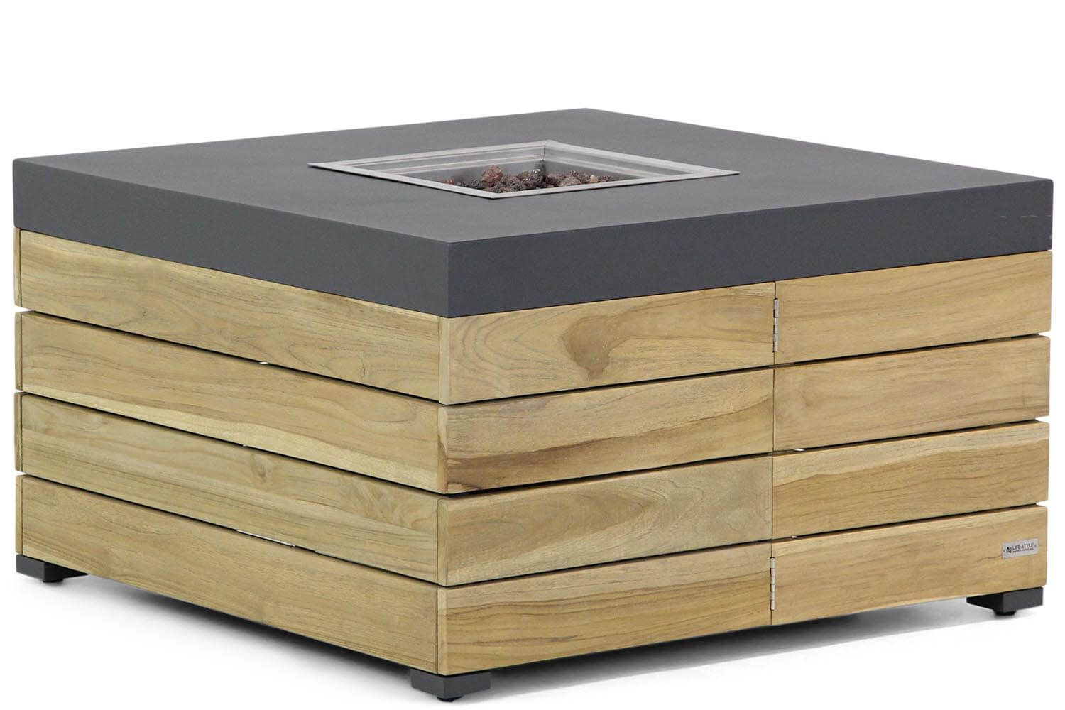 Lifestyle Newton lounge vuurtafel 95 x 95 cm