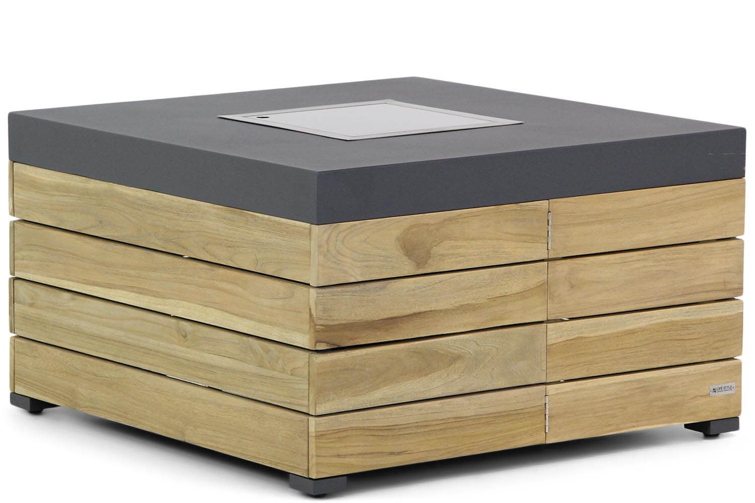 Lifestyle Newton lounge vuurtafel 95 x 95 cm