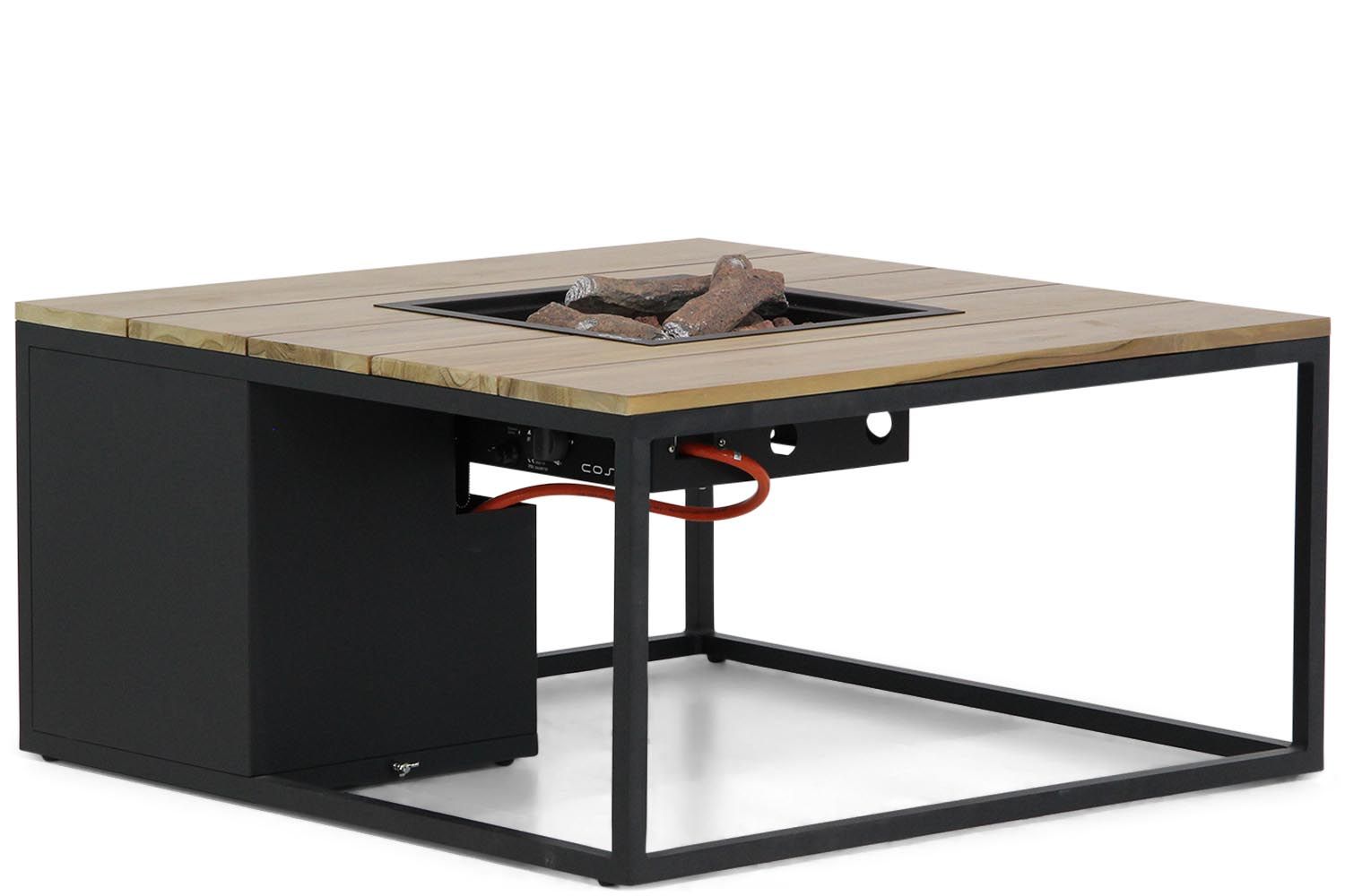 Cosiloft lounge vuurtafel 100 x 100 cm Antracite thumbnail