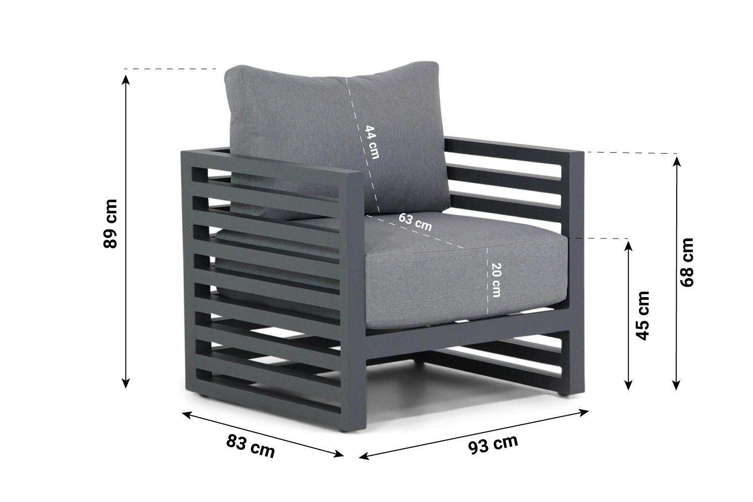 Santika Jaya stoel-bank loungeset 6-delig thumbnail