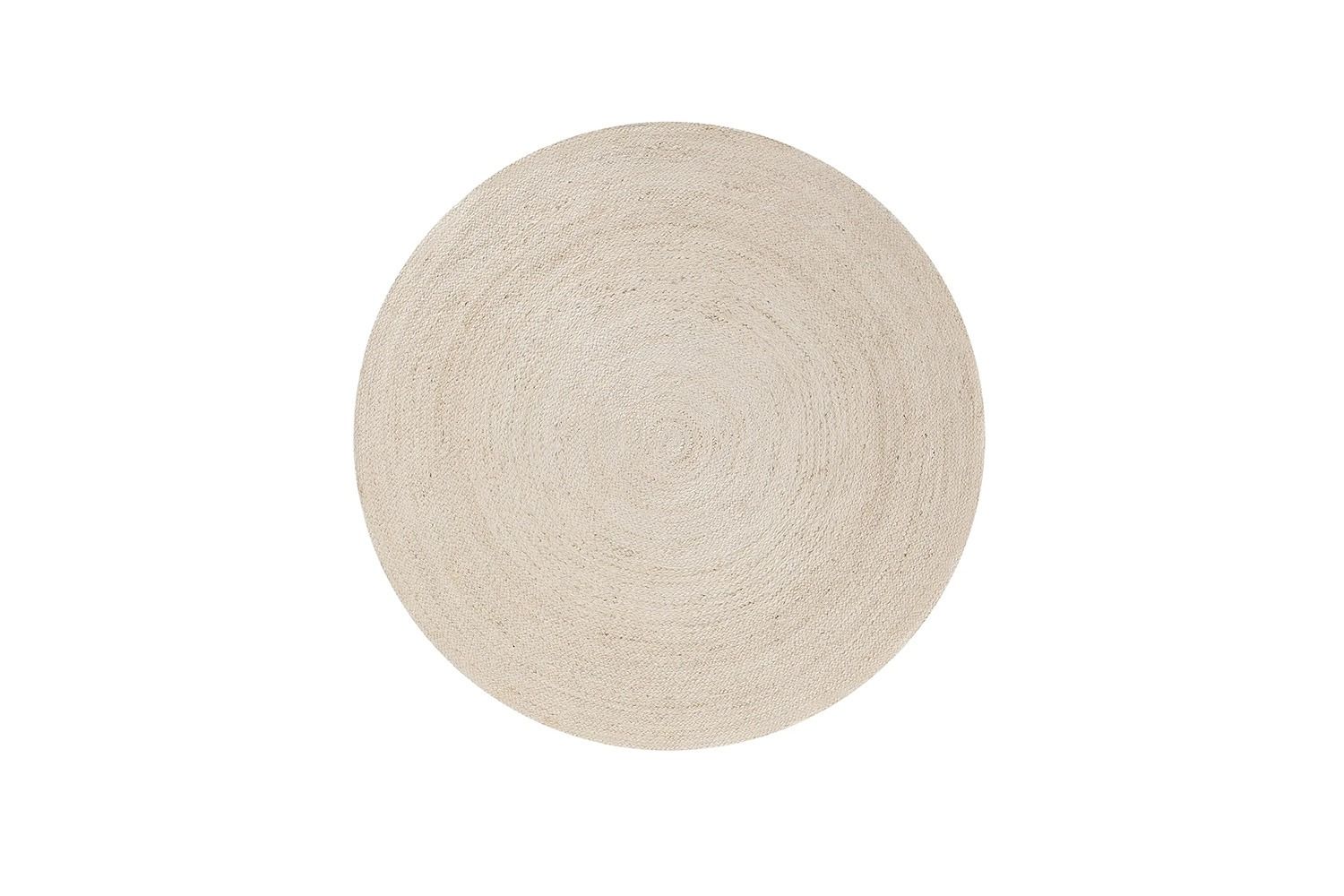 Vloerkleed Jute Jutta 115 cm rond ivory
