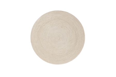 Vloerkleed Jute Jutta 115 cm rond ivory