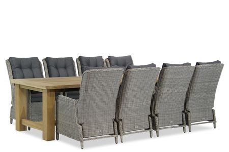 Garden Collections Kingston/Fourmile 300 cm dining tuinset 9-delig