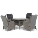 Garden Collections Kingston/Aberdeen 120 cm rond dining tuinset 5-delig thumbnail