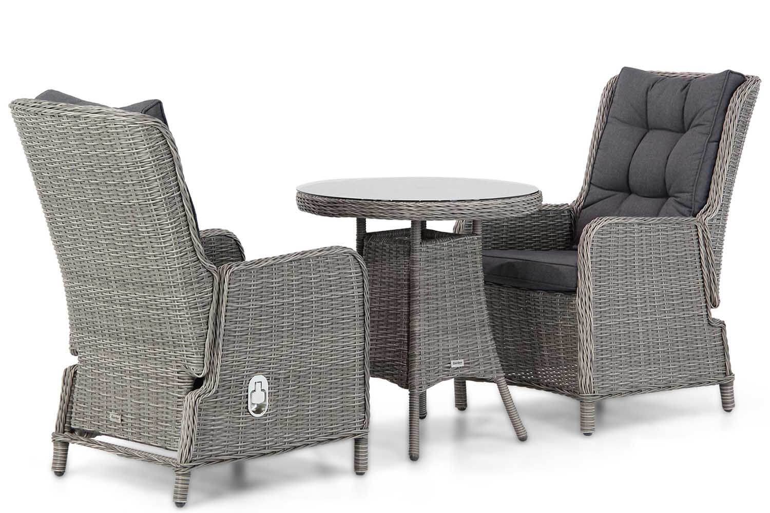 Garden Collections Kingston/Bolton 70 cm dining tuinset 3-delig thumbnail