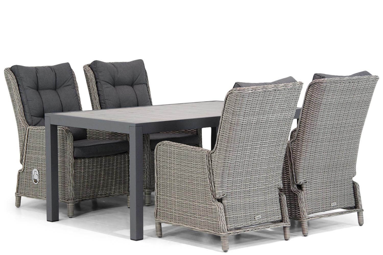 Garden Collections Kingston/Residence 164 cm dining tuinset 5-delig thumbnail